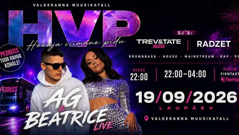 HVP – HOOAJA VIIMANE PIDU AG & BEATRICE LIVE
