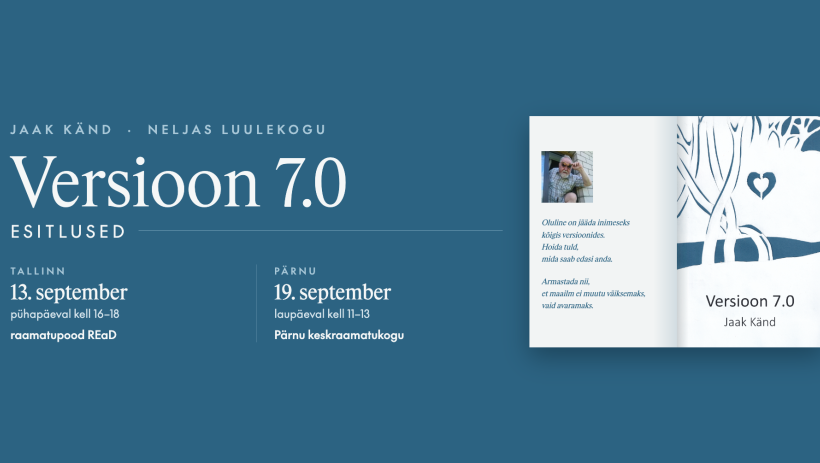 Jaak Kännu luulekogu "Versioon 7.0" esitlus