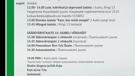 Audru osavallapäevade kava