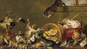 Paul de Vos, Kassid sahvris, 1630–1640, Museo del Prado. Public Domain