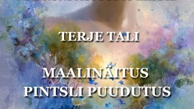 ARS kunstistuudio liikme TERJE TALI MAALINÄITUS PINTSLI PUUDUTUS Kunstist olen vaimustunud olnud kogu elu. Kiusatus ise teha oli küll ammu, kuid aktiivse tegutsemiseni kulus üsna kaua aega. Varem olin tegelenud akvarelli, pastelli ja kirjakunstiga. Olen teinud aastaid ka lilleseadeid ja ruumide kaunistamist. Enamus minu tööaastaid on möödunud aga õpetaja ametis. Õlimaaliga alustasin 2007 aastal ARS kunstistuudios. Meelisteemad on maastikumaal ja lilled, pisut sekka ka inimest. Olen teinud ka teMAALINÄITUS